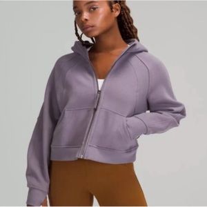 Lululemon Scuba Oversized Full Zip Hoodie Dusky Lavender XL/XXL